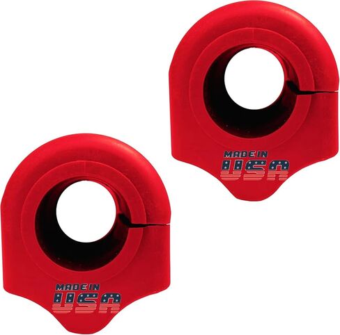 Suspension Dudes Front Sway Bar Stabilizer CODE RED Bushing Kit Fits Wrangler 2020-2026, Gladiator 2020-2026, 68251376AB 68413960AC - Bushings Made In USA - Bar Size 31.75 mm in Kuwait