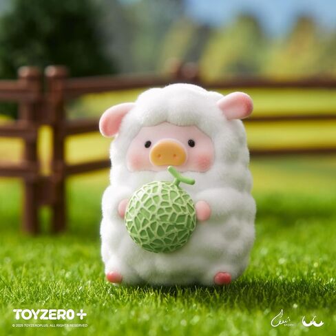 TOYZERO + Official Lulu The Piggy Blind Box Figures - Farm Garden Series Blind Boxes Mystery Box Cute Animal Figurines Collectible Home Desk Decorations Holiday Birthday Gifts, Single Box in Saudi Arabia