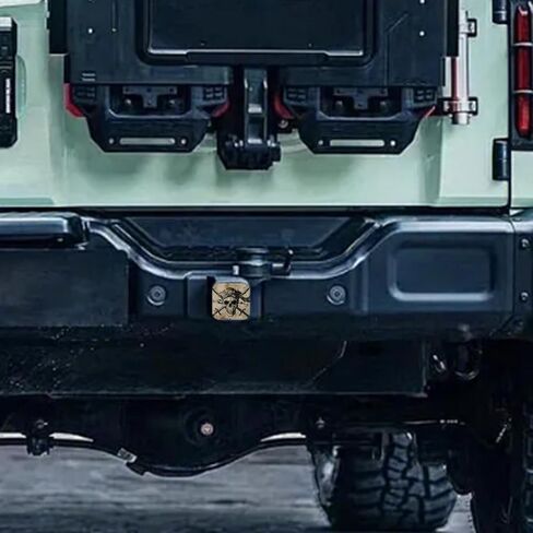 Hitch Cover Fits for 2-Inch Hitch,Pirate Flag with Crossed Sabers and Skull Rubber Trailer Hitch Cover Tube Plug Insert,Car Exterior Accessories, Receiver Tube Hitch Plug in Kuwait
