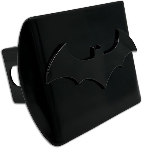 Elektroplate Officially Licensed DC Comics Batman Symbol All Metal Black Superhero Hitch Cover for Trucks and SUVs | Fits Standard 2" Trailer Hitch Receivers | Premium Weatherproof in Kuwait