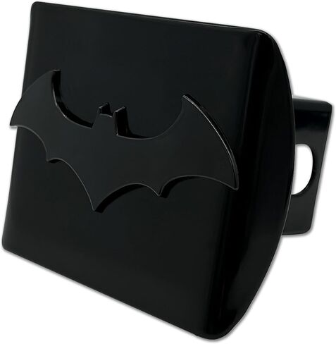 Elektroplate Officially Licensed DC Comics Batman Symbol All Metal Black Superhero Hitch Cover for Trucks and SUVs | Fits Standard 2" Trailer Hitch Receivers | Premium Weatherproof in Kuwait