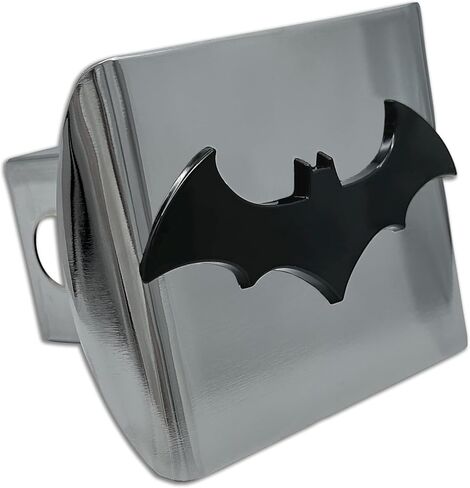Elektroplate Officially Licensed DC Comics Batman Symbol All Metal Black Superhero Hitch Cover for Trucks and SUVs | Fits Standard 2" Trailer Hitch Receivers | Premium Weatherproof in Kuwait
