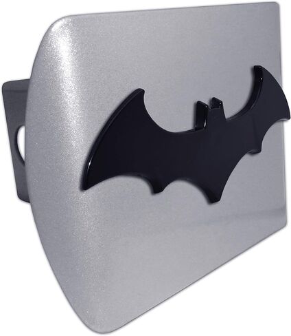 Elektroplate Officially Licensed DC Comics Batman Symbol All Metal Black Superhero Hitch Cover for Trucks and SUVs | Fits Standard 2" Trailer Hitch Receivers | Premium Weatherproof in Kuwait