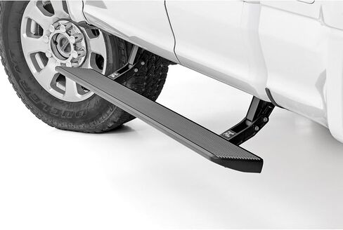 Rough Country HT-Series Power Running Boards for Ford F-150/Lightning/F-250/F-350/Raptor (2015-2026) – 6" Electric Retractable Steps w/LED in Kuwait