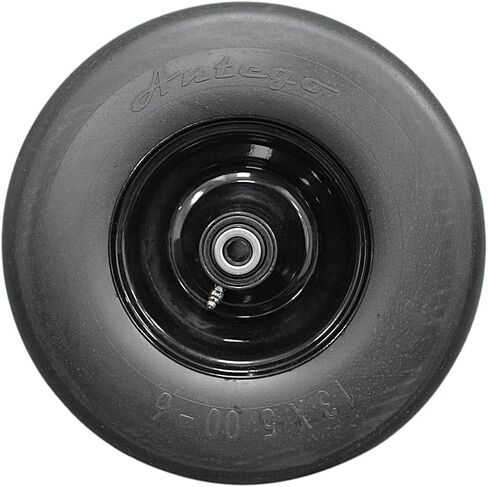 Antego Tire & Wheel (Single) 13x5.00-6 Black No Flat Front Solid Tire Puncture Proof Assemblies in Kuwait