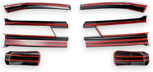 Trim Illusion Chrome Delete Gloss Black Grille Overlay for 22-26 Chevrolet Silverado 1500 LT/LTZ/RST/LT Trail Boss | Easy No-Tool Install | US Patented in Kuwait