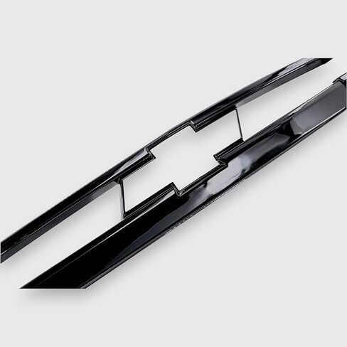 Trim Illusion Chrome Delete Gloss Black Grille Overlay for 22-26 Chevrolet Silverado 1500 LT/LTZ/RST/LT Trail Boss | Easy No-Tool Install | US Patented in Kuwait