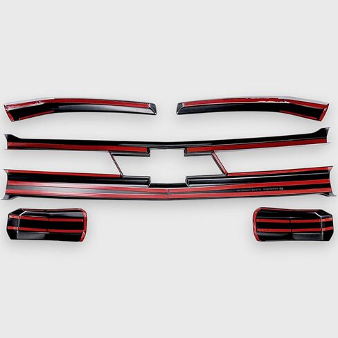 Trim Illusion Chrome Delete Gloss Black Grille Overlay for 22-26 Chevrolet Silverado 1500 LT/LTZ/RST/LT Trail Boss | Easy No-Tool Install | US Patented in Kuwait