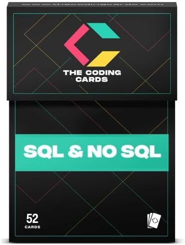 البطاقات التعليمية SQL والبطاقات التعليمية NoSQL | بطاقات دراسة مفاهيم قاعدة البيانات للمبتدئين | الإعداد للمقابلة لمهندسي البرمجيات ومحللي البيانات والطلاب | تعلم SQL بشكل أسرع in Kuwait
