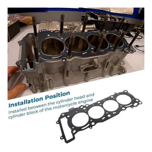 2C0-11181-01-00 for Yamaha YZF-R6 YZFR6 R6 2006-20 Steel Cylinder Head Gasket 1x in Kuwait