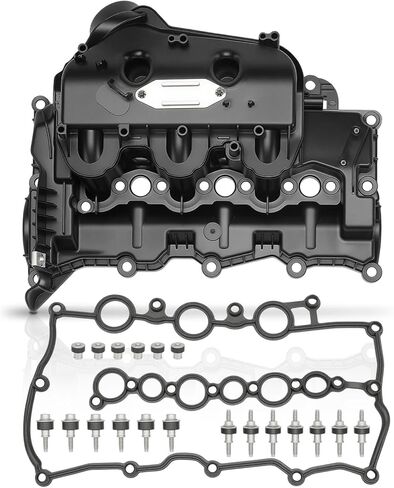 A-Premium Left Engine Valve Cover, with Gasket & Bolts, Compatible with Land Rover Discovery/Range Rover/Range Rover Sport 2014-2018, LR4 2014-2016, Range Rover Velar 2018, V6 3.0L DOHC in Kuwait