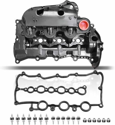 A-Premium Left Engine Valve Cover, with Gasket & Bolts, Compatible with Land Rover Discovery/Range Rover/Range Rover Sport 2014-2018, LR4 2014-2016, Range Rover Velar 2018, V6 3.0L DOHC in Kuwait