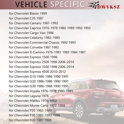 1x خرطوم سخان HVAC يستبدل # G922775010، G922548050 للسخان إلى الصمام لسيارة شيفروليه مونت كارلو 3.8L 1980 1981 1983 1984 1985 1986، لـ P20 4.8L 1982 1983 1984 1985 1986 1987 1988 in Kuwait