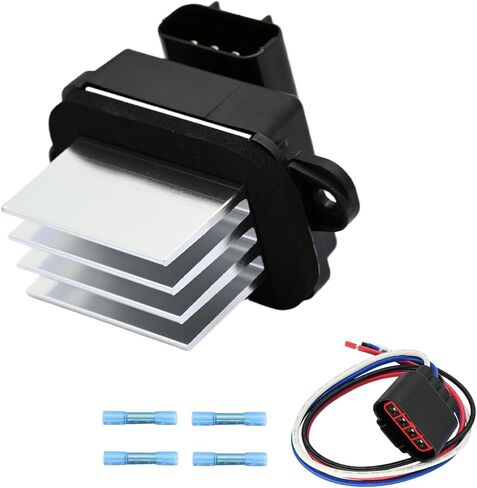 HVAC Blower Motor Resistor with Wire Harness Compatible with Infiniti Qx56 Qx80 Replacement for Nissan Armada Frontier Pathfinder Quest Titan Xterra Relpace 27151-ZM70A 27151-ZQ00A RU792 in Kuwait