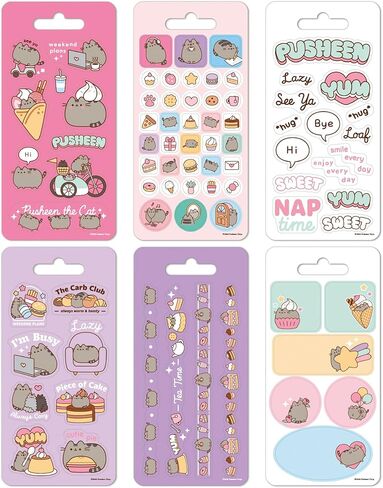 Pusheen Mini Sticker Slim Flip Pad - 6 Page in Kuwait