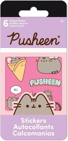 Pusheen Mini Sticker Slim Flip Pad - 6 Page in Kuwait