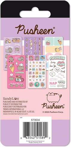 Pusheen Mini Sticker Slim Flip Pad - 6 Page in Kuwait