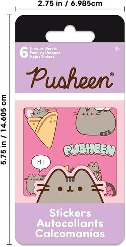 Pusheen Mini Sticker Slim Flip Pad - 6 Page in Kuwait