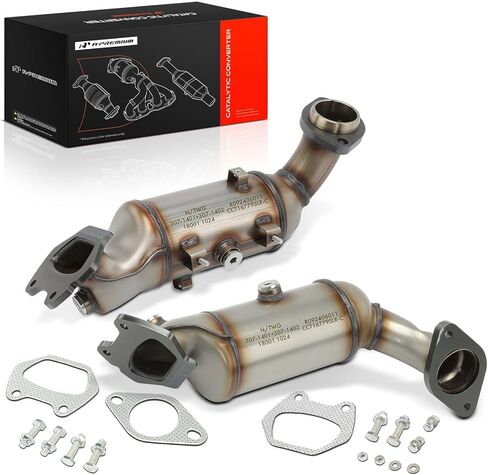 A-Premium Front and Rear 2-PC Catalytic Converter Kit Direct-Fit Compatible with Dodge Grand Caravan, Journey, Avenger & Chrysler Town & Country, 200 & Volkswagen Routan & Ram C/V, 3.6L, EPA Compliant in Saudi Arabia