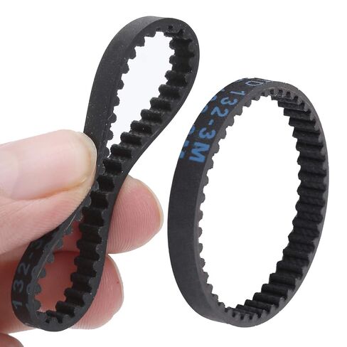 2pcs 132mm Rubber Timing Belt, Synchronous Belt for RC Cars, Durable Wear & Oil Resistance Timing, Ideal for VS4, Axial SCX10 Gear Box in Kuwait