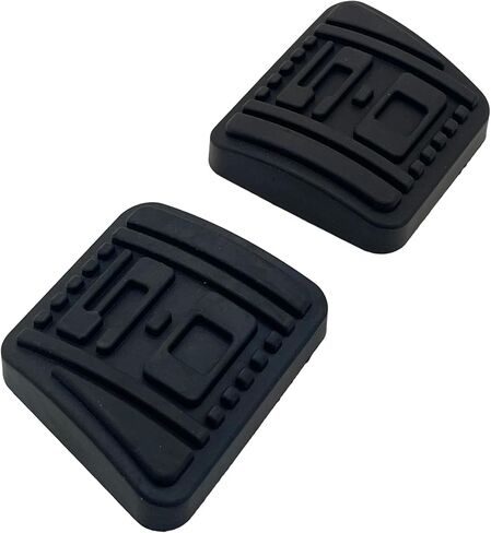 Brake Pedal Pads 5 Speed Manual 5.0 Embossed Clutch & Brake Pedal Pads Non Slip Rubber Compatible with 1979-1993 Mustan E0ZZ-2457 E0ZZ-7624 in Kuwait