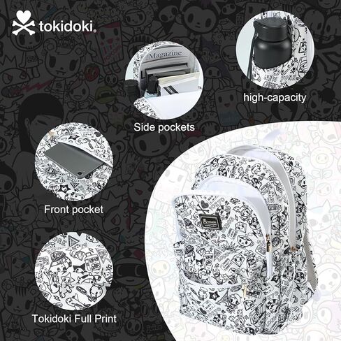 tokidoki Large Backpack for Women, 15.6 Inch Laptop Travel Backpack, Airline Approved Backpack, Gifts for Weekender Work＆Casual in Saudi Arabia