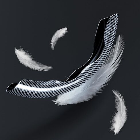 Universal Fit Carbon Fiber Steering Wheel Cover, Hard Car Steering Wheel Cover, Segmented Non-Slip Car Wheel Cover (Hight Gloss Black Carbon Fiber) in Kuwait