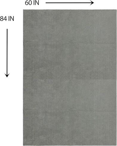 حصيرة Mohawk Home Cargo Liner Moisture Barrier Mat Utility باللون الرمادي الصلب مقاس 5 × 7 بوصات أخرى مثالية للمطبخ، وغرفة المعيشة، وغرفة الأطفال، وغرفة الطعام، والممر، والمكتب، والمرآب، والمدخل، والحمام، وغرفة الغسيل in Kuwait
