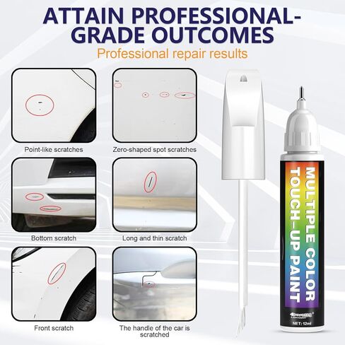 [2-PACK] for Toyota Touch Up Paint(Blizzard Pearl Tricoat(070))-OEM-Equivalent, Fast-Drying Formula, Eco-Friendly Scratch Repair Kit for Deep Scratches in Kuwait