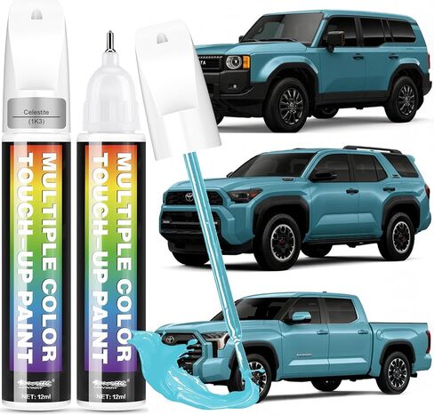 [2-PACK] for Toyota Touch Up Paint(Blizzard Pearl Tricoat(070))-OEM-Equivalent, Fast-Drying Formula, Eco-Friendly Scratch Repair Kit for Deep Scratches in Saudi Arabia