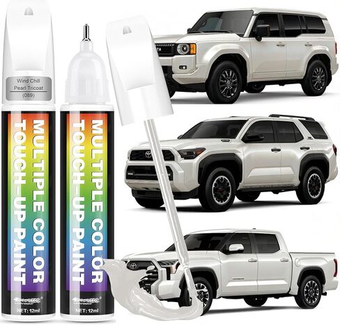[2-PACK] for Toyota Touch Up Paint(Blizzard Pearl Tricoat(070))-OEM-Equivalent, Fast-Drying Formula, Eco-Friendly Scratch Repair Kit for Deep Scratches in Kuwait