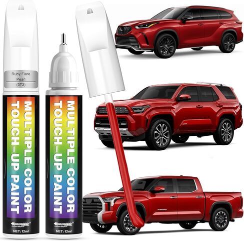 [2-PACK] for Toyota Touch Up Paint(Blizzard Pearl Tricoat(070))-OEM-Equivalent, Fast-Drying Formula, Eco-Friendly Scratch Repair Kit for Deep Scratches in Kuwait