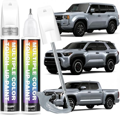 [2-PACK] for Toyota Touch Up Paint(Blizzard Pearl Tricoat(070))-OEM-Equivalent, Fast-Drying Formula, Eco-Friendly Scratch Repair Kit for Deep Scratches in Kuwait