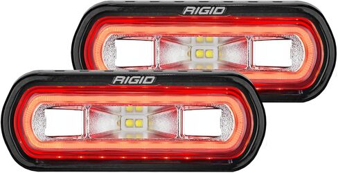 Rigid Industries 53122 ضوء منتشر - زوج، أسود in Kuwait