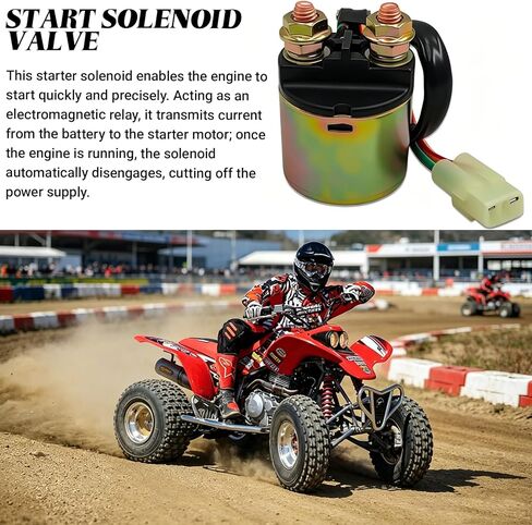 Starter Solenoid Relay for Honda TRX90 TRX200 TRX300 TRX350 TRX400 TRX420 TRX450TRX500 TRX520 TRX650 TRX680 Rancher FourTrax Foreman ATV 35850-HM7-000 in Kuwait
