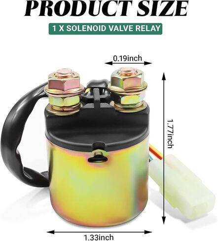 Starter Solenoid Relay for Honda TRX90 TRX200 TRX300 TRX350 TRX400 TRX420 TRX450TRX500 TRX520 TRX650 TRX680 Rancher FourTrax Foreman ATV 35850-HM7-000 in Kuwait