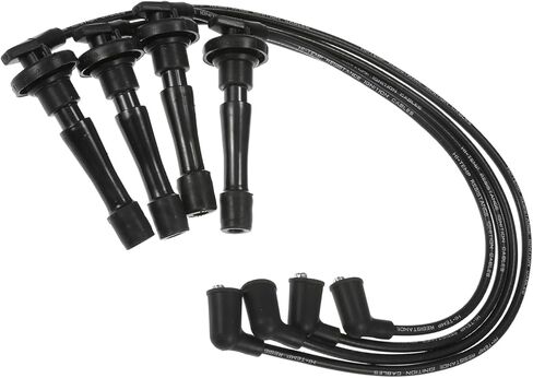 Motoforti Car Spark Plug Coil Wires الإشعال لفائف تسخير كابل 7 مم مناسب لهوندا CR-V 1997-2001 L4 2.0L No.32722P75A01 - حزمة من 4 طويلة الأمد in Kuwait