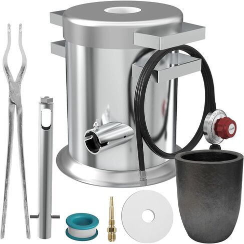 Nelyrho 6KG Propane Melting Furnace Kit – Metal Casting Machine for Gold, Silver, Copper, Jewelry Making & Refining in Saudi Arabia