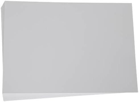 Vinyl Card for Steel Sign Holder, Blank Card, White 7 x 5 Inches (25 Cards) in Kuwait