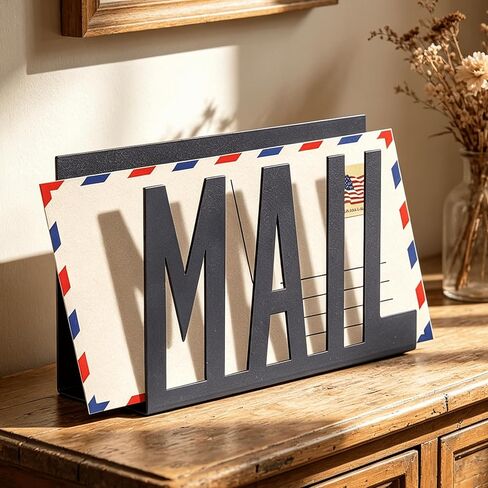 Acrylic Countertop Mail Organizer Set, Office Desktop Envelope and Document Storage Rack, Desktop File Sorting Shelf for Office Desk in Saudi Arabia