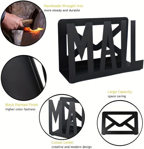 Acrylic Countertop Mail Organizer Set, Office Desktop Envelope and Document Storage Rack, Desktop File Sorting Shelf for Office Desk in Saudi Arabia