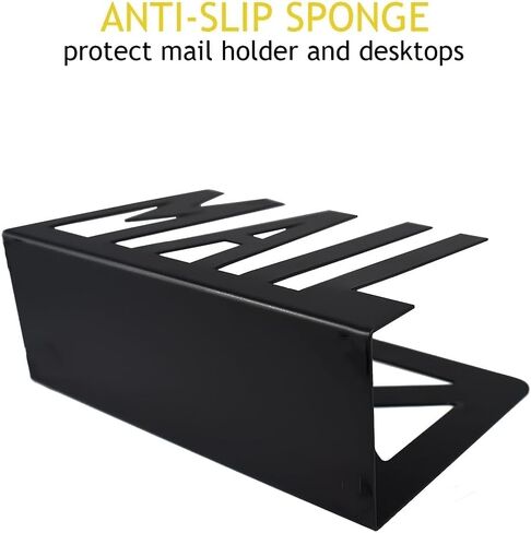 Acrylic Countertop Mail Organizer Set, Office Desktop Envelope and Document Storage Rack, Desktop File Sorting Shelf for Office Desk in Saudi Arabia