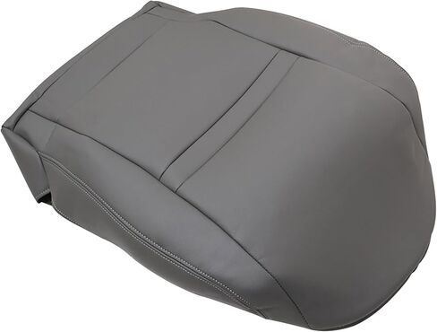 2PCS Driver & Passenger Side Bottom Leather Replacement Seat Cover Gray Compatible with Toyota Land Cruiser 1990 1991 1992 1993 1994 1995 1996 1997 in Kuwait