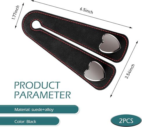2 PCS Car Purse Hook, Cute Headrest Hooks, Seat Back Storage Holder, for Umbrellas Wallets Support, Multifunctiona Car Accessories (Black) in Kuwait