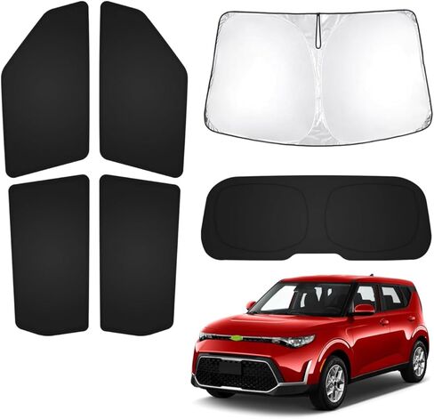 T TGBROS مخصص مناسب لنظام التشغيل Windows Sunshade Hyundai Elantra 2017-2020 الزجاج الأمامي والنافذة الخلفية والجانبية الكاملة مجموعة كاملة من مظلات السيارات الشاملة وكتل الأشعة فوق البنفسجية تحافظ على برودة سيارتك وقابلة للطي 6 قطع in Saudi Arabia