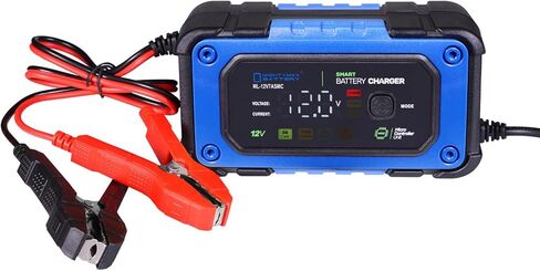 Mighty Max Battery 12V 7A Smart Battery Charger and Maintainer with Repair Mode Compatible with LiFePO4, SLA, Gel, AGM and Wet Cell Batteries in Kuwait