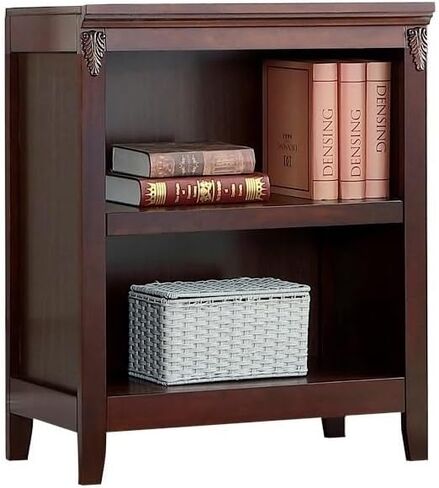Bookshelf Bookcase Solid Wood Bookshelf Floor-Standing Living Room Storage Cabinet Grid Side Home for Living Room Home Office(Medium) in Saudi Arabia