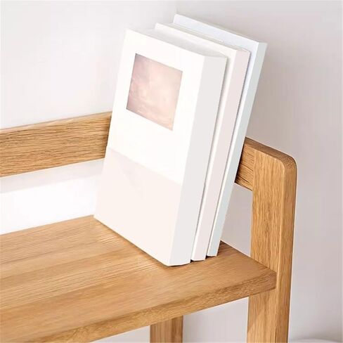 Bookshelf Nordic Minimalism Wooden Storage Rack Home Office Desk Multifunctional Bookshelf for Living Room Home Office in Kuwait