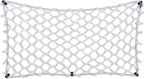 Barrier Stretch Cargo Net Pocket for Auto, RV, or Home Organization and Storage (8" x 24") (White) in Saudi Arabia