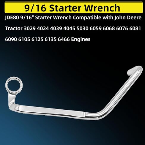 JDE80 مفتاح ربط 9/16 بوصة أداة إصلاح خاصة لجرارات John Deere 3029 4024 4039 4045 5030 6059 6068 6076 6081 6090 6105 6125 6135 6466 محركات in Kuwait